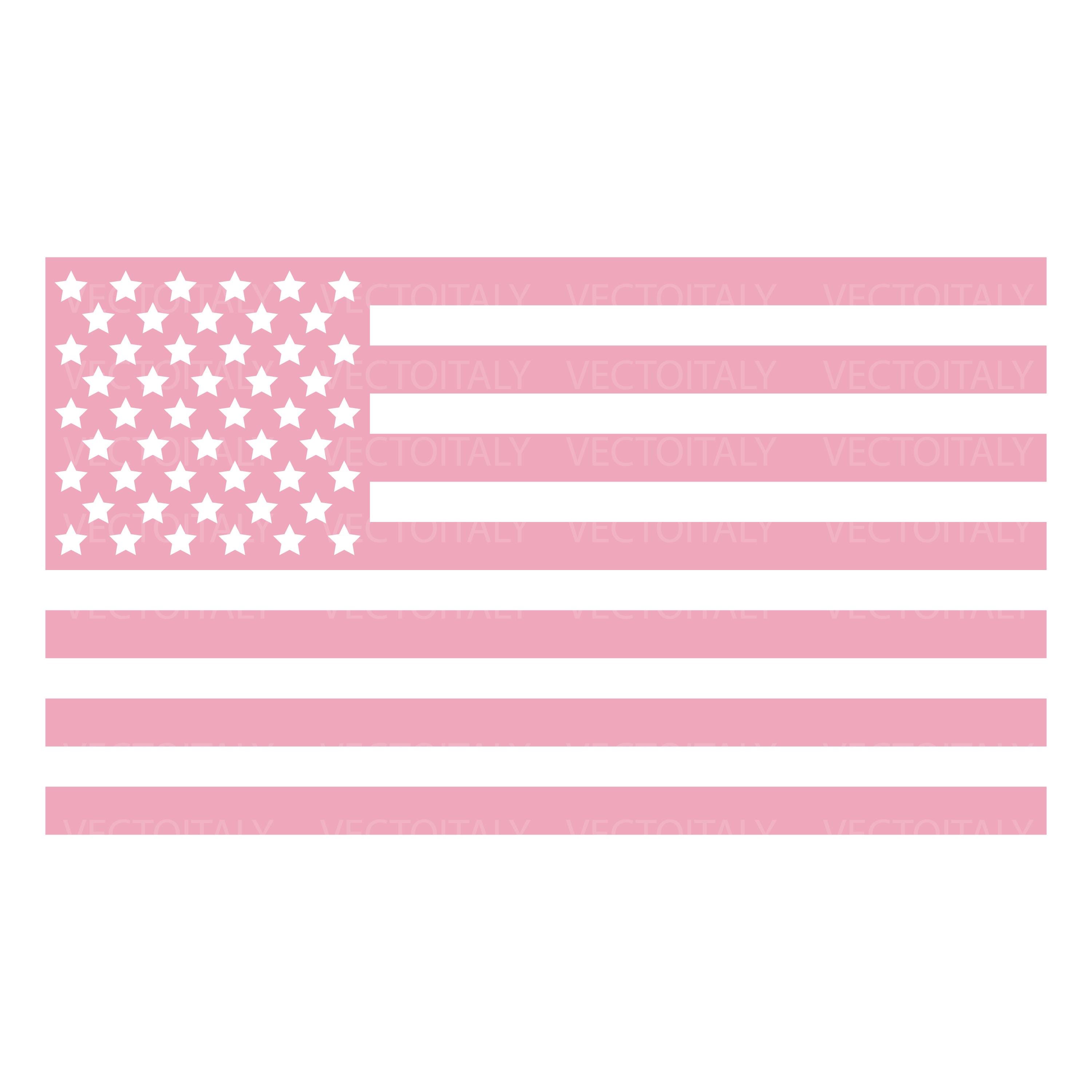 Pink Flog Pink American Flag SVG PNG, Patriotic Clipart (digital Download) - Etsy