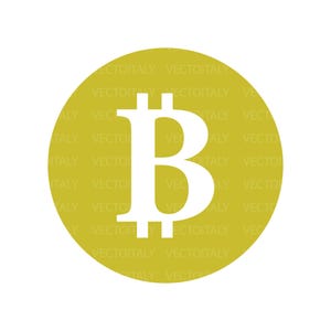 Peut inclure: Une pièce d'or avec un symbole Bitcoin blanc au centre.