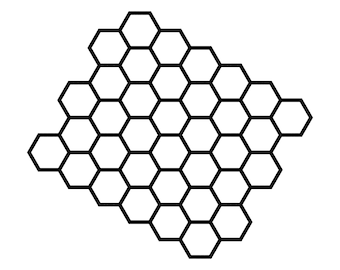 Honeycomb Pattern SVG Files, Hexagon Pattern Cut Files, Honeycomb Bee Pattern SVG Vector Files, Hexagon Pattern Vector