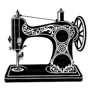 Sewing Machine Svg Sewing Svg, Sewing Svg Files Sewing Silhouette Sewing pdf Files For Laser Vinyl Sewing Clipart Seamstress Svg