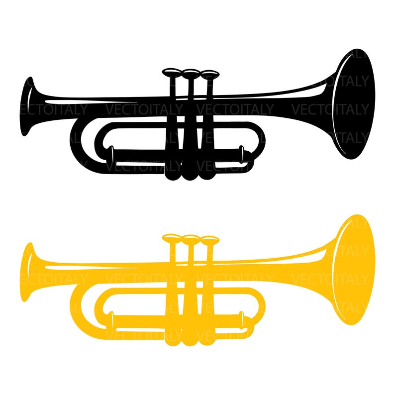 Trumpet SVG PNG Clipart: Vector Cut File (digital Download) - Etsy Canada