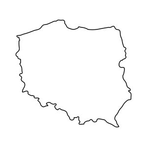 Polen SVG, Polen gesneden bestanden, Polen overzicht SVG, Polen silhouet SVG, Polen kaart illustraties | Polen-vector