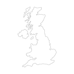 Reino Unido svg, mapa do Reino Unido svg, mapa do Reino Unido png, contorno do mapa do Reino Unido svg, vetor de mapa do Reino Unido, arquivo de corte de mapa do Reino Unido, cricut