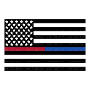 Può includere: Design della bandiera americana in bianco e nero con una striscia rossa e blu. La bandiera presenta stelle bianche nell'angolo in alto a sinistra e il testo "VECTOITALY" ripetuto in basso. Un simbolo patriottico.