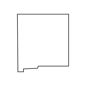 New Mexico overzicht SVG-bestanden, New Mexico gesneden bestanden, Verenigde Staten van Amerika vectorbestanden, New Mexico vector, New Mexico kaart