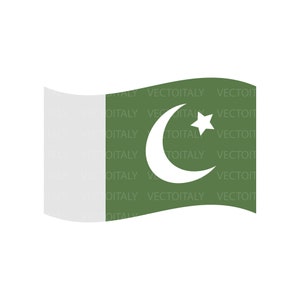Pakistan Flag SVG, Pakistani National Nation Country Banner, Cricut Cut File, Digital Download, Clipart Vector Graphic - eps ai png jpg pdf