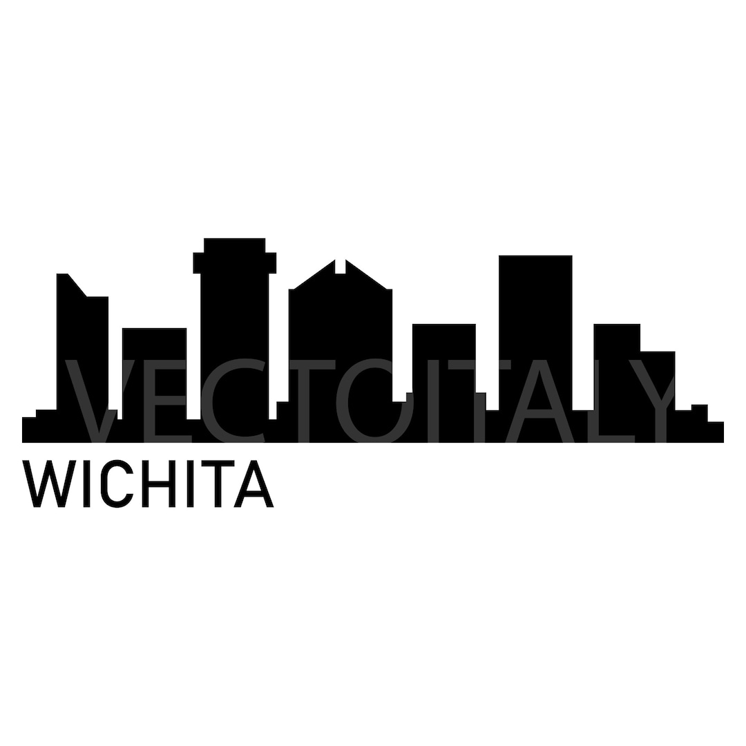 Wichita Svg Skyline Wichita Illustrated in Vector and Available in SVG, PDF, Eps ...