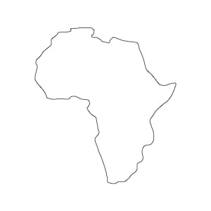 Africa Outline SVG Files, Africa Cut Files, Countries Vector Files, Africa Vector, Africa Map Clip Art