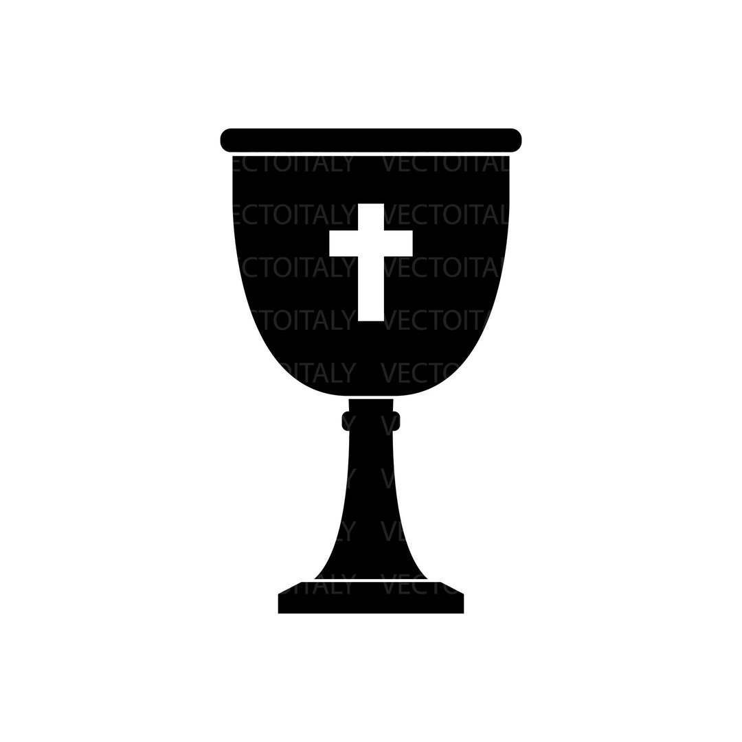 Chalice Cup SVG Vector Cut File and PNG Overlay Transparent Background