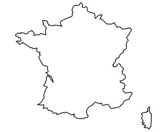 France SVG, France couper fichiers, France contour SVG, France Silhouette SVG, France vecteur, France carte Clip Art
