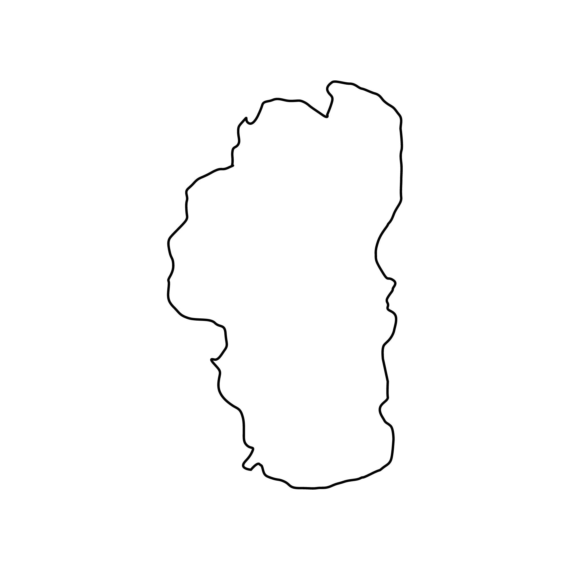 Lake Tahoe High Resolution Digital File Set - SVG, JPG, PNG (Instant Download) Outline Shape of Lake Tahoe thick and thin lines