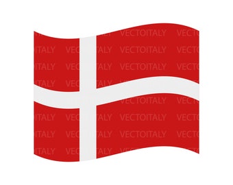 Denmark flag svg, Scandinavian Europe flag svg (svg, pdf, eps, png) Cut File for Cricut, Silhouette