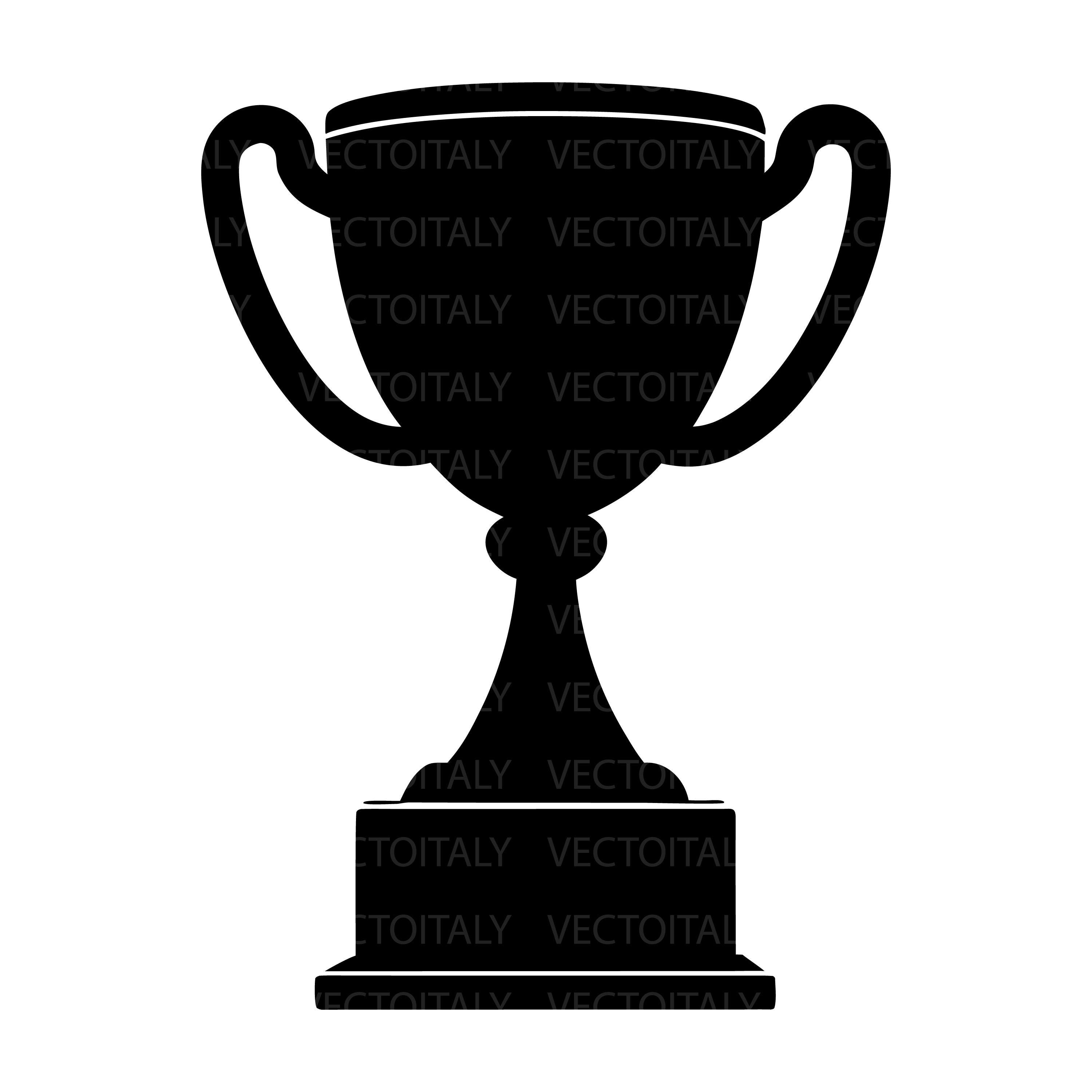 Trophy Svg, Award Svg, Cut File - PNG - PDF - Cricut - Vector Clipart ...