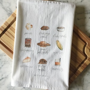 Best of Indiana Tea Towel | Indiana Tea Towel | Best of State | Indiana Food and Drink | Indiana Proud | Indiana Lover Gift