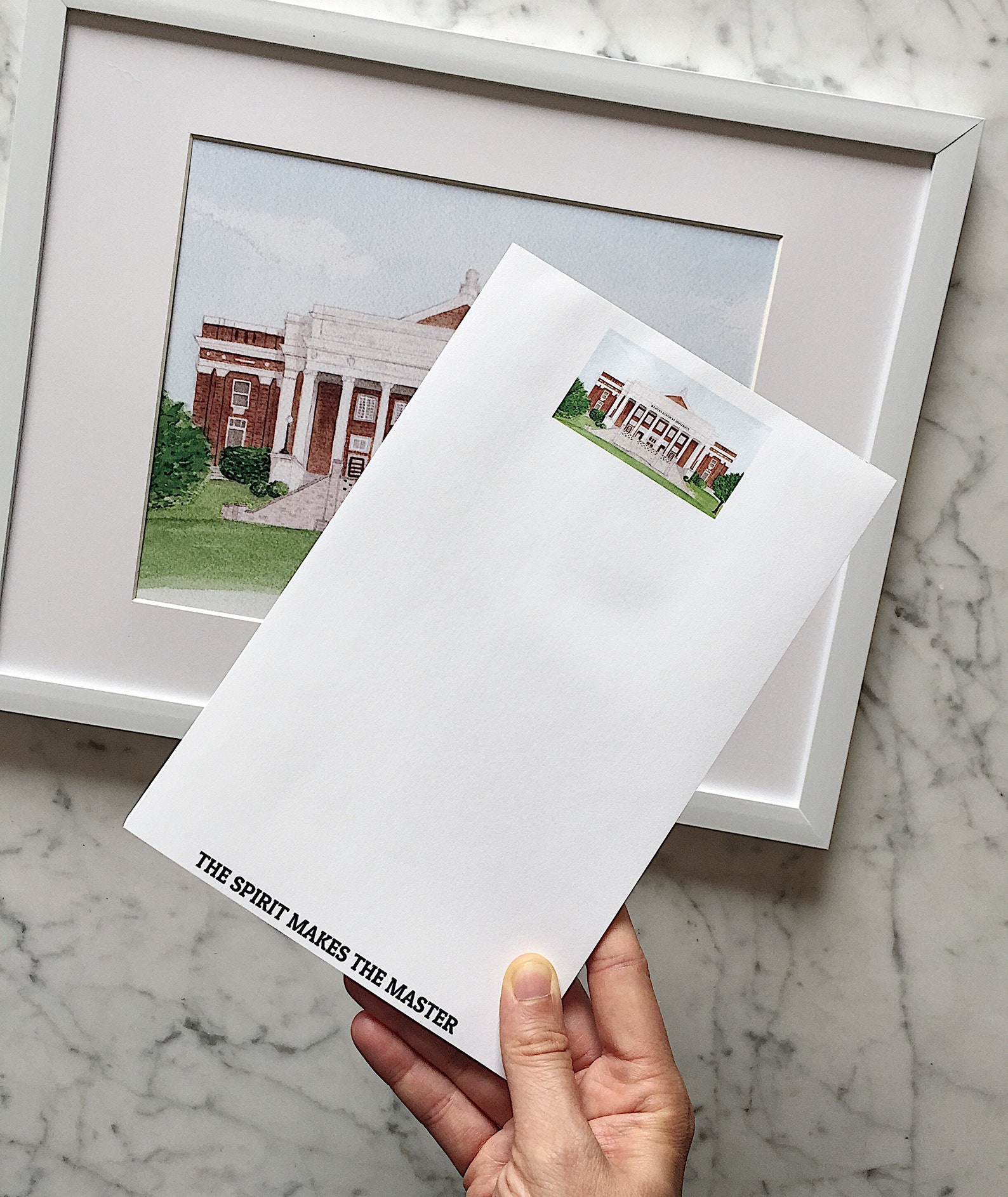 Western Kentucky University Van Meter Hall Painting. WKU Etsy