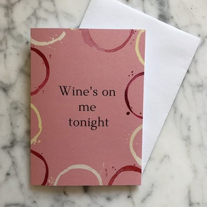 de vin pour la fête des mères | Le vin est offert ce soir de Zazzle.be Liste d'envies Vous avez des idées ? de voeux de vin | d'amour de vin | Taches de vin de Zazzle.be Liste d'envies Vous avez des idées ? Carte gourmande pour la fête des mères