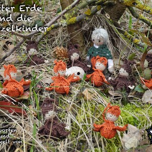 Mother Earth and Her Root Children, German instructions, German pattern