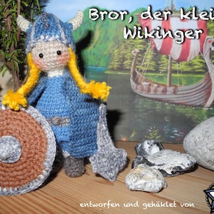 Bror, the little Viking, German instructions, German pattern