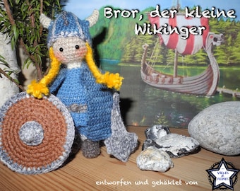 Bror, the little Viking, German instructions, German pattern