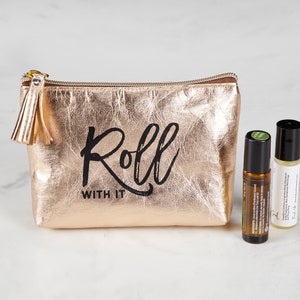 Essential Oil Roller Bottle Carrying Case | Stylish & Eco-Friendly | Holds 5 Roller Bottles, any brand