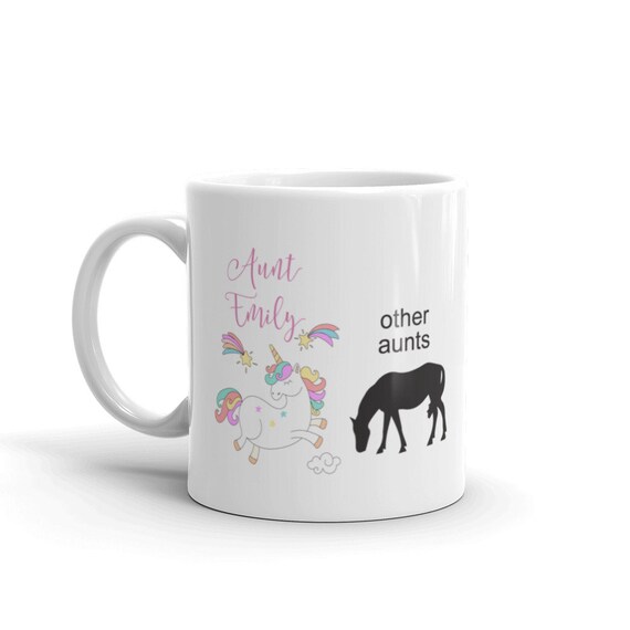 aunt unicorn mug