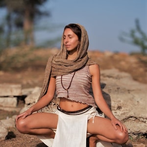 Falda tribal para mujer, falda larga, falda con abertura, ropa bohemia, falda larga de algodón, falda hippie, falda abierta, falda gitana, falda de verano