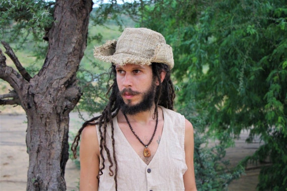 Hemp Safari Hat with String