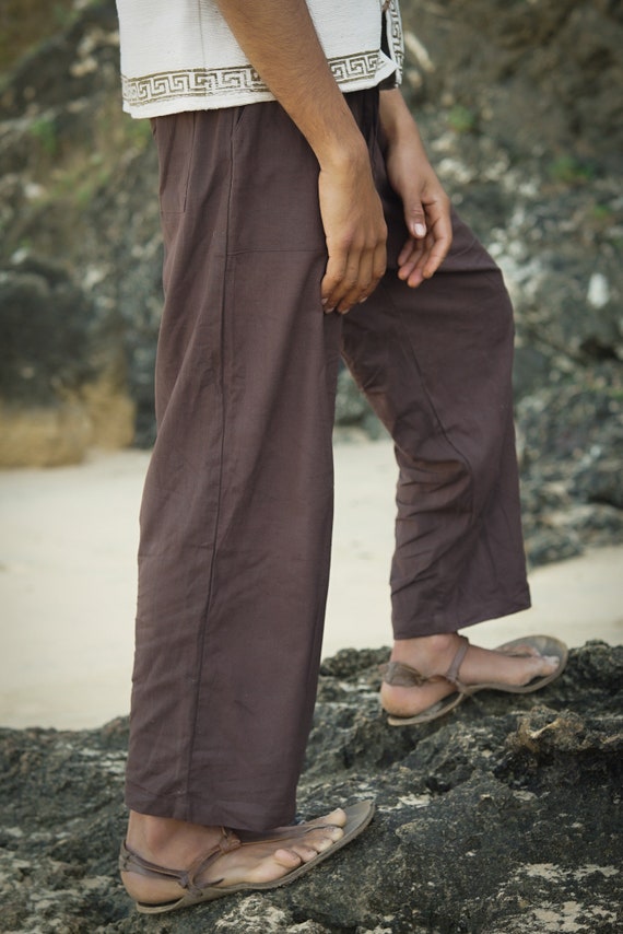 Cotton White Pyjama Pants | INDISK EMPORIUM | Pajama Cozy Pants
