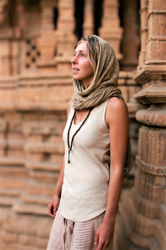 Haut en jute naturel Debardeur pour femme Top ample Debardeur d ete Vetements naturels Vetements terreux Debardeur de plage Haut oversize Hippie Etsy France
