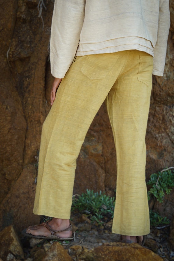 Harem Pants Handwoven Khadi Cotton - Etsy