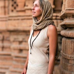 Natural Jute Women's Tank - Earthy Summer Boho Top