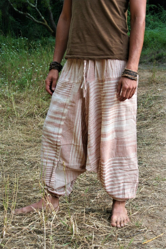 Unisex Harem Pants Khadi Pants Tribal Pants Khadi Clothing | Etsy