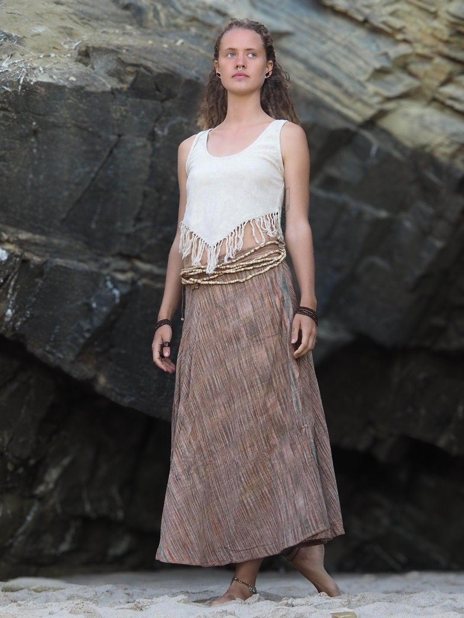 【特別セール品】 Skirt, Wrap Khadi Wrap Maxi Loose Clothing, Khadi Skirt, Clothing