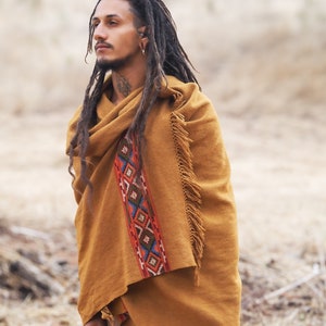 Woolen Kullu Shawl, Embroidered Shawl, Earthy Clothing, Wool Cover Up, Tribal Shawl, Kullu Shawl, Hand Loomed Shawl, Fringe Shawl, Natural