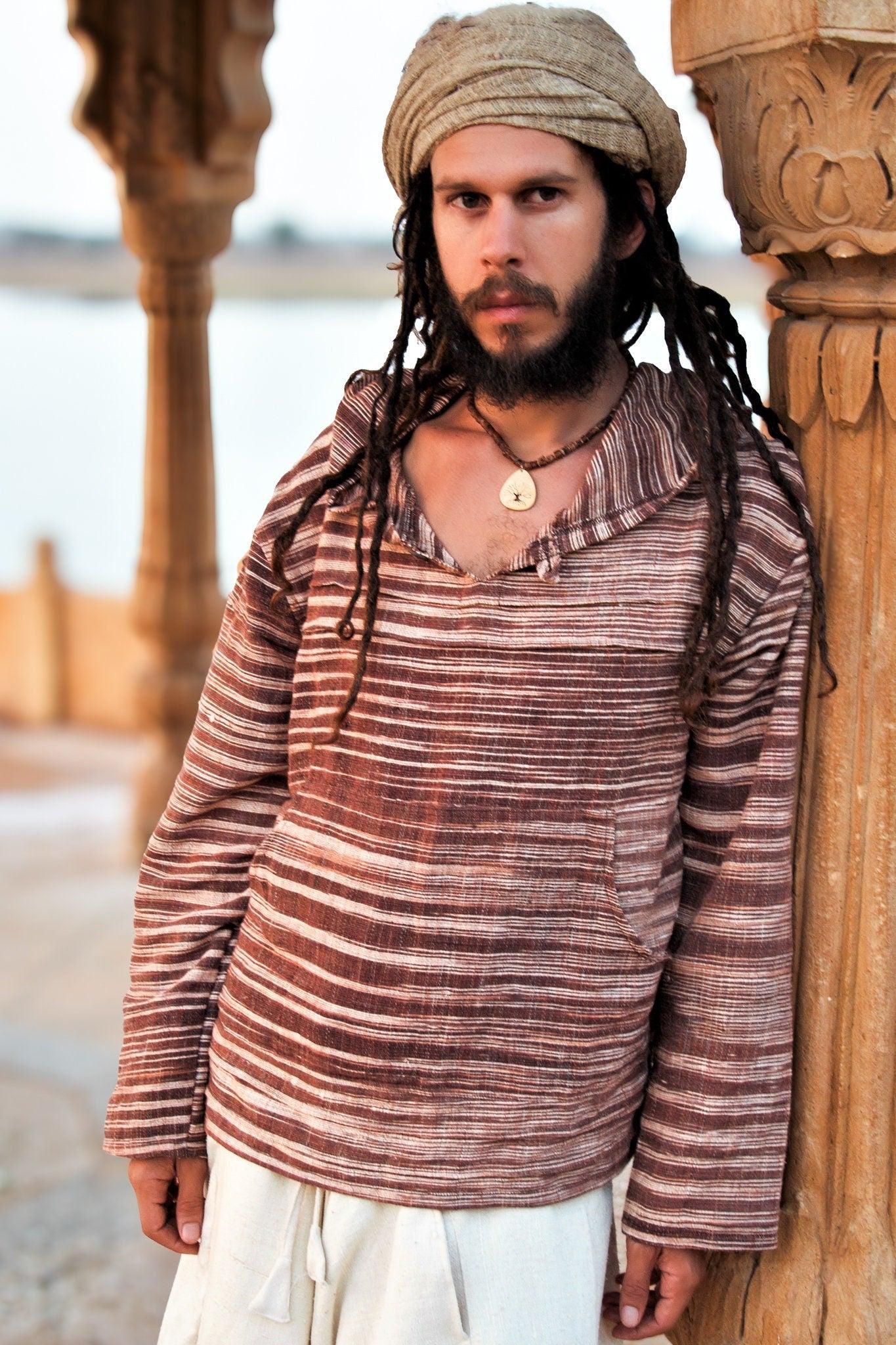 Khadi Cotton Hoodie, Khadi Long Sleeves Shirt, Festival