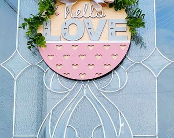 Valentine's Day Front Porch Sign | Wood Wall Decor | Housewarming Gift Front Porch Sign  Farmhouse Decor | Wood Decor
