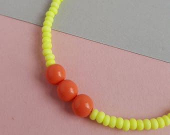 Modern minimal beaded bracelet