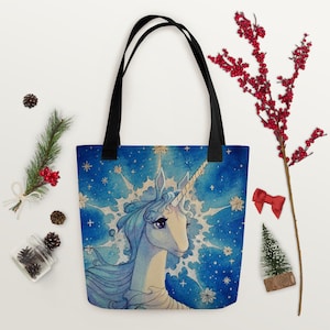 Fair lady, the last unicorn inspired Tote bag