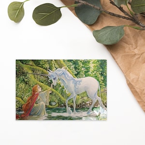Legend of the last unicorn Standard Postcard
