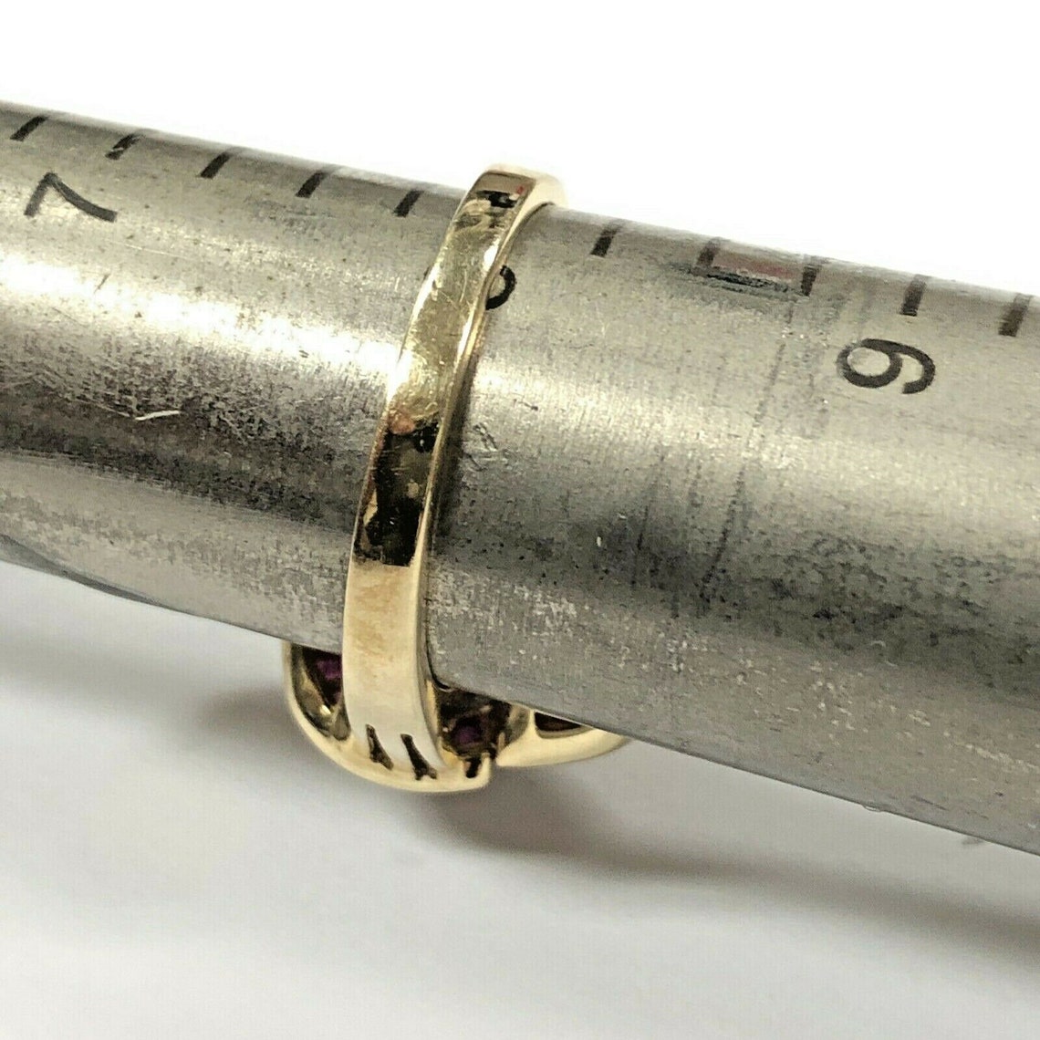 Samuel Aaron THL 10K Solid Yellow Gold Ring Natural Diamonds Etsy