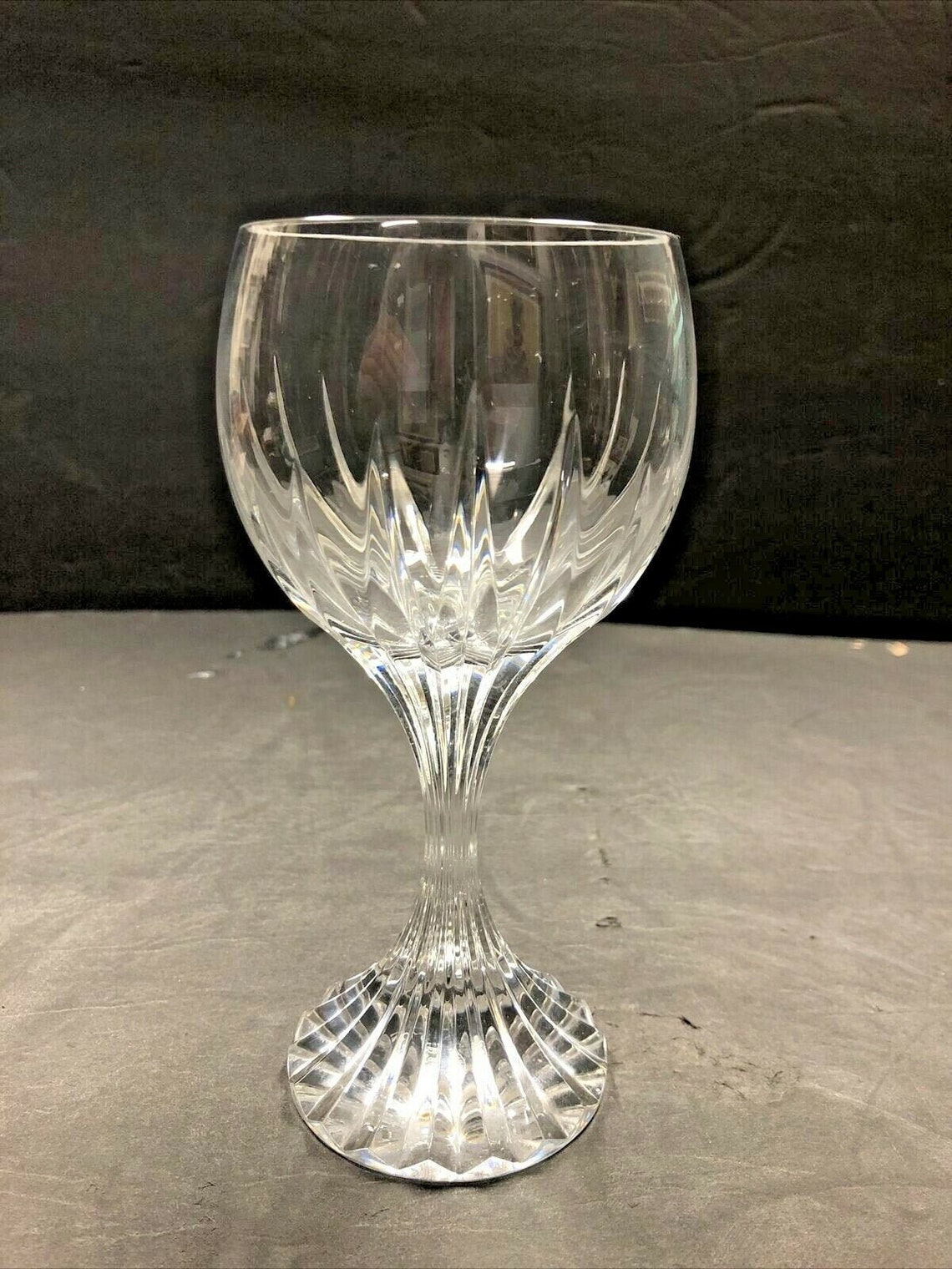 BACCARAT Massena Wine Crystal Glass 6 1/2 inches tall Etsy