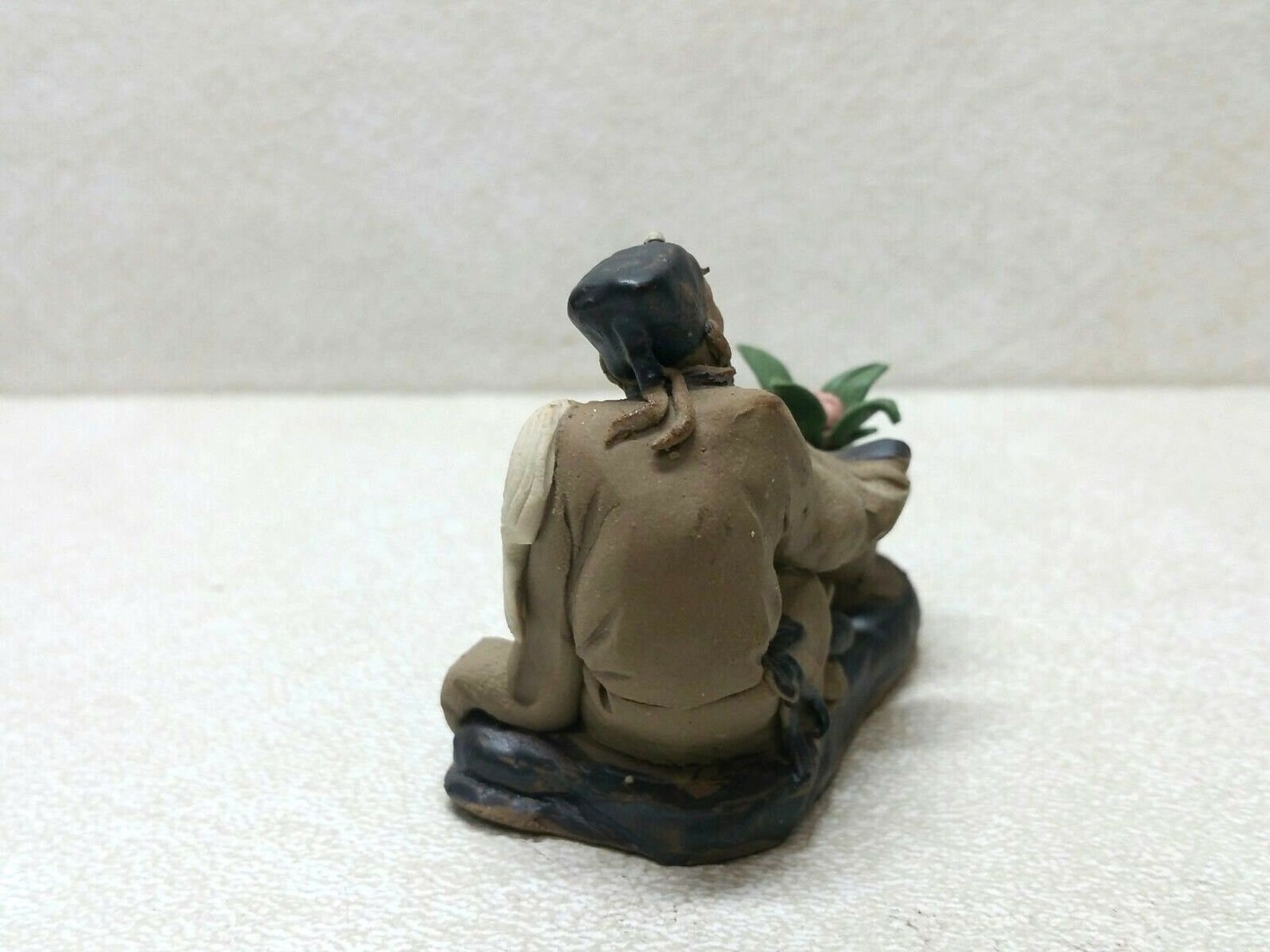 Vintage Chinese Clay Pottery Mudman Figurine Etsy
