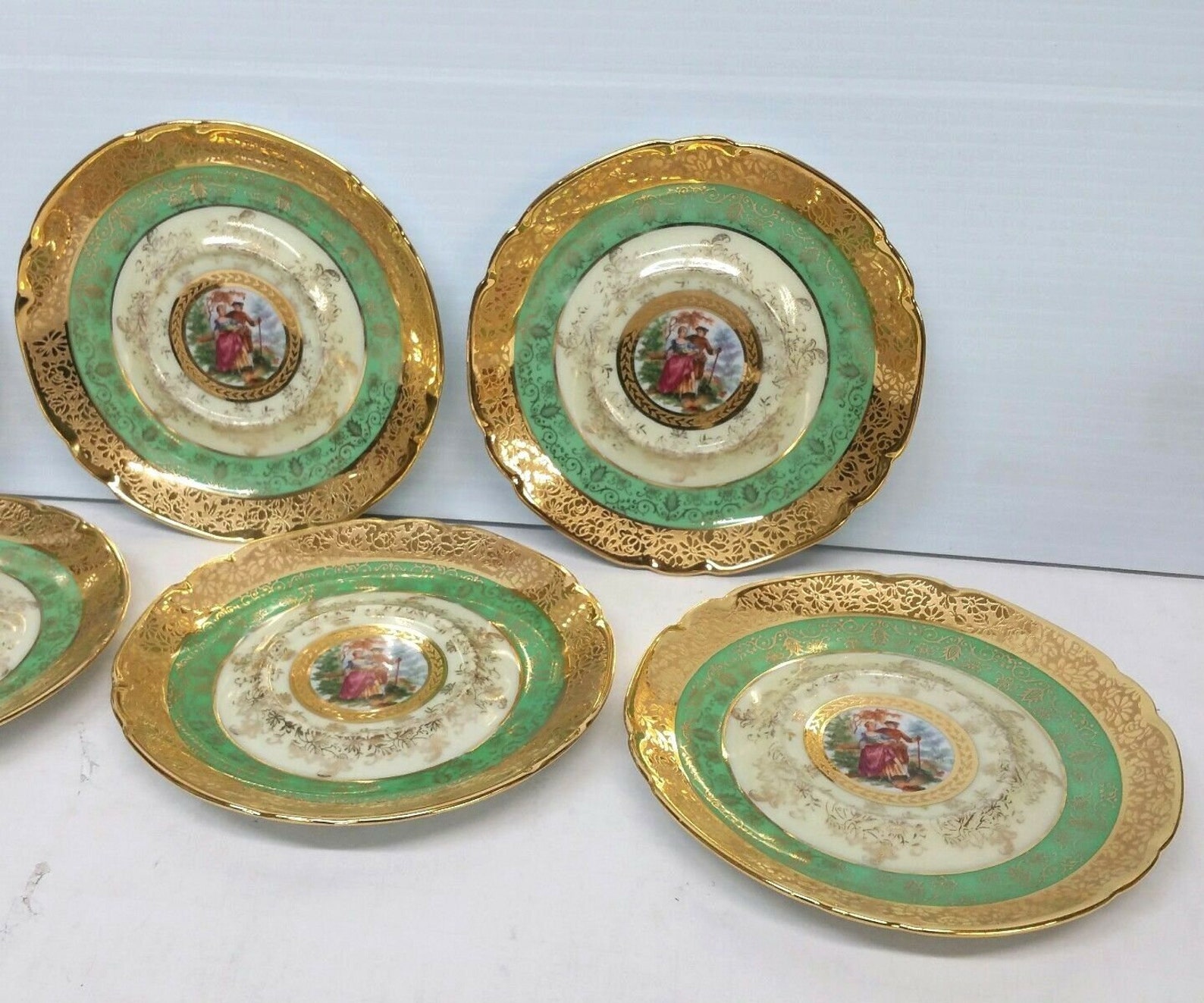 Victoria Czechoslovakia China 24k Gold Decorated Bohemian Etsy