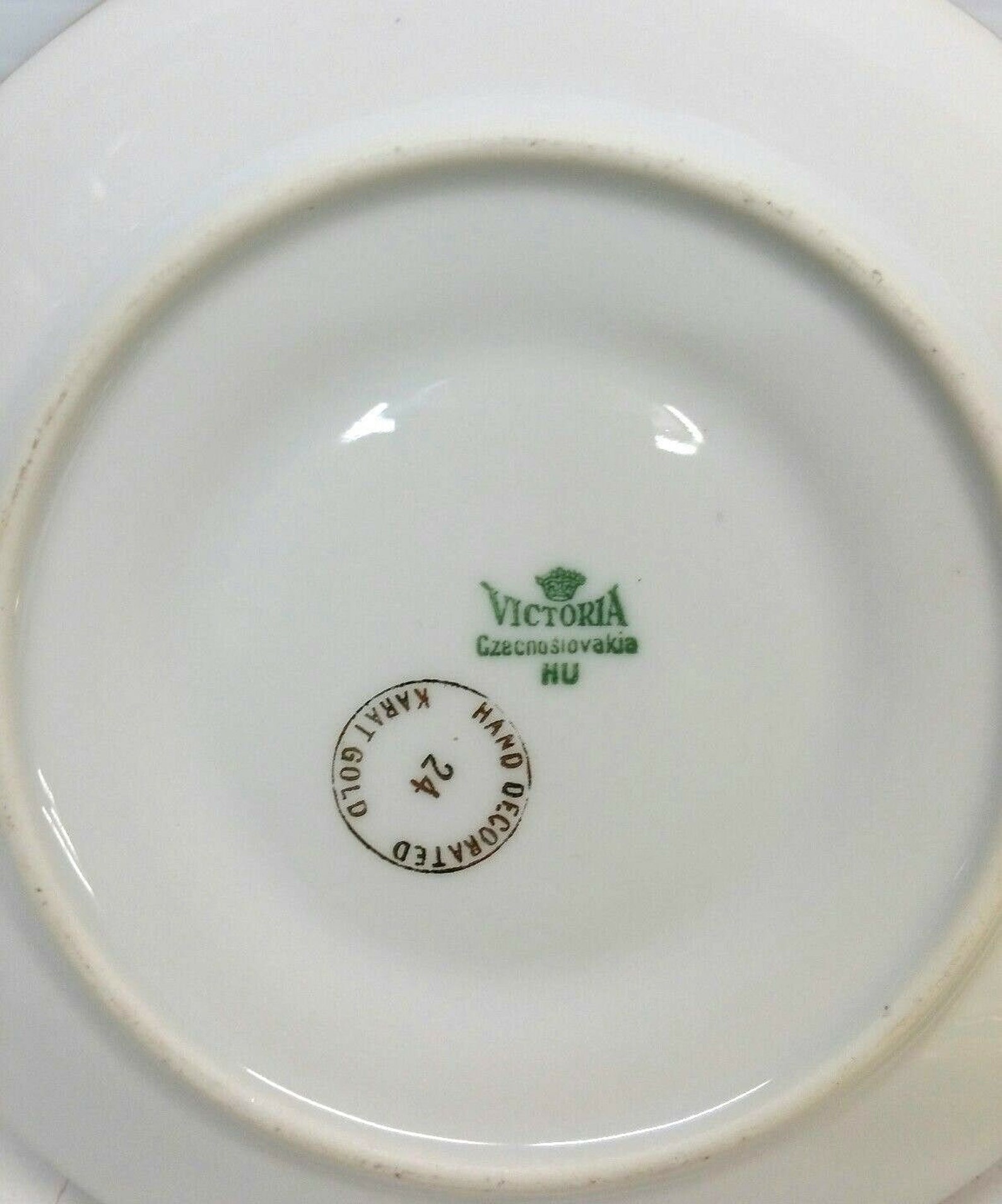 Victoria Czechoslovakia China 24k Gold Decorated Bohemian Etsy