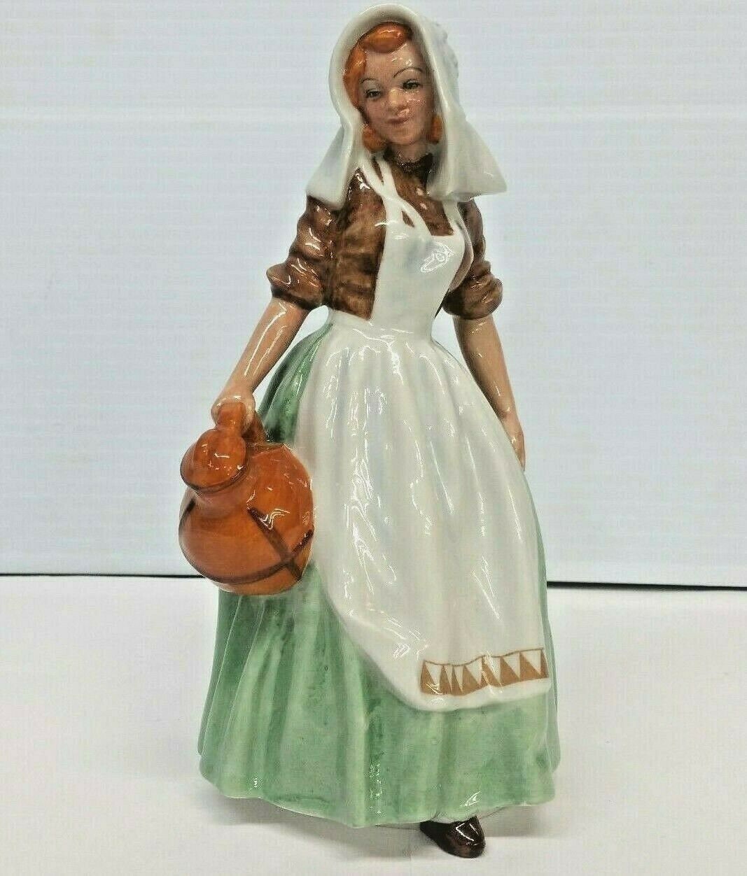 Vintage Royal Doulton Porcelain Figurine The Milkmaid HN 2057 Etsy