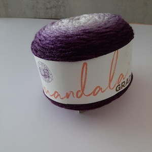 Mandala Lion Brand Yarn ( Purple Mauve )