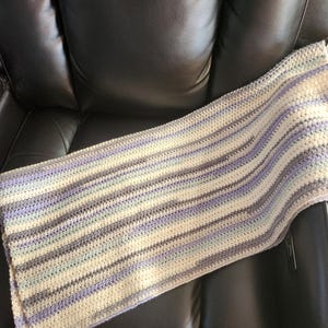 Multicolor Reading Blanket, Lap Blanket, Blanket for Elderly, Wheelchair Blanket, Crocheted Throw ,Lapghan, Teen Blanket, Gift Under 50