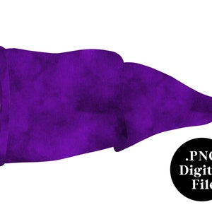 Watercolor Pennant PNG Digital File | High School Mascot | Pennant Banner for Customization | Purple