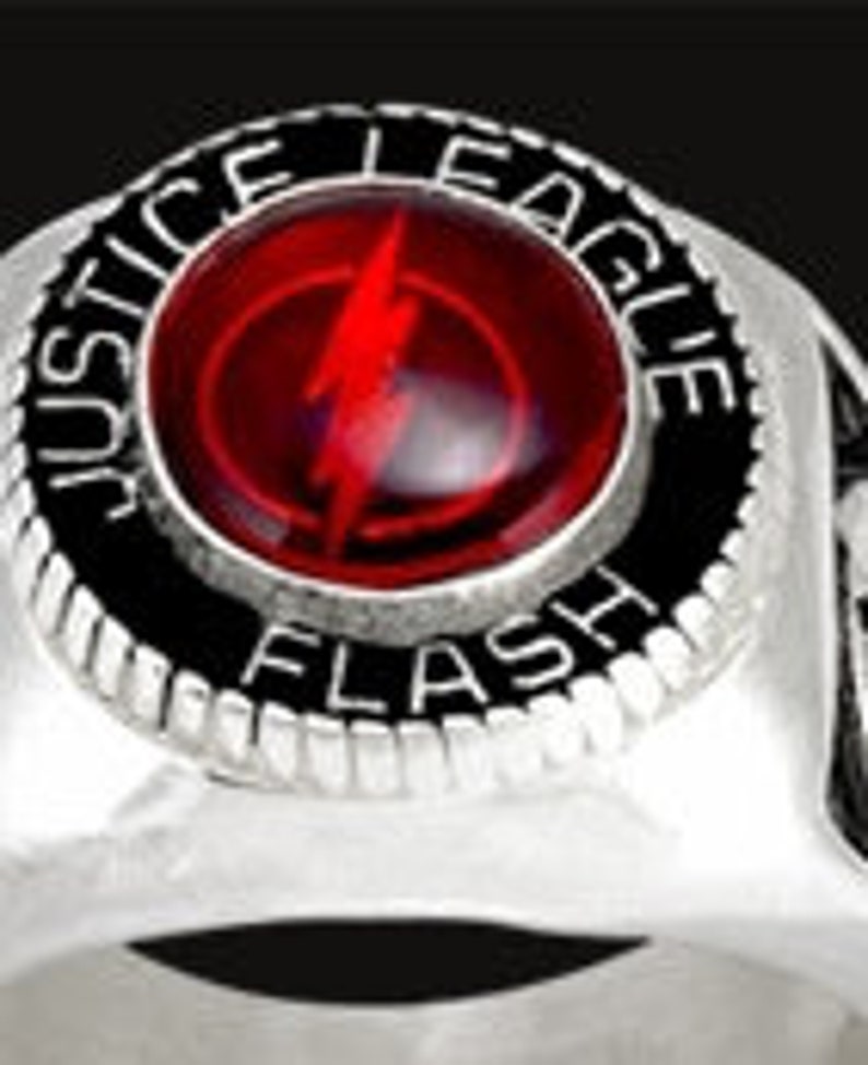 3431 superman ring justice league packaged in its own bag | Etsy