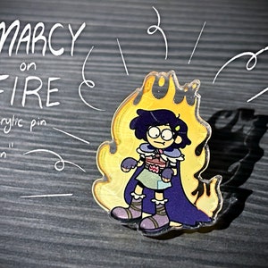 MARCY on FIRE Pin [b-grade] - Etsy Ireland